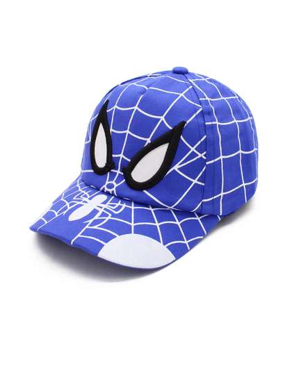 JENNA Kids-Boys Spider
                    Man Printed Baseball Cap
