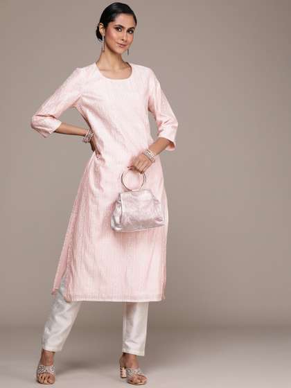 House of Pataudi Floral Printed Jashn Kurta