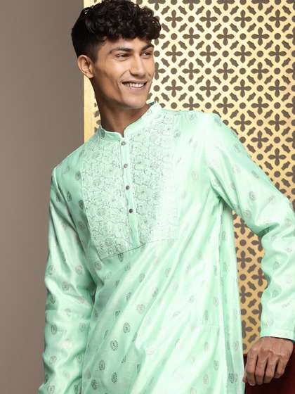 House of Pataudi Printed Jashn Kurta