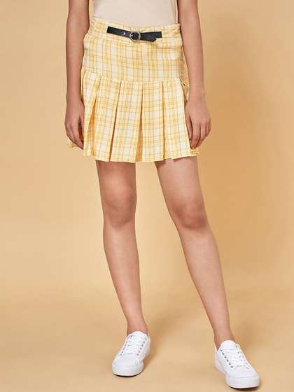 Coolsters by Pantaloons Girls Checked Flared Skirts