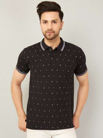 WE PERFECT Printed Cotton T-shirt