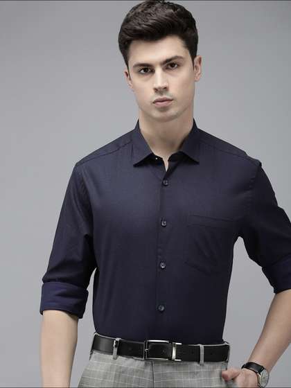 Park Avenue Textured
                        Pure Cotton Formal Shirt