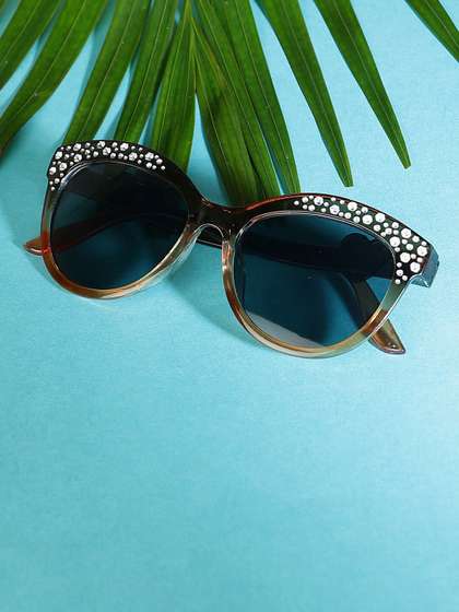 PASSION PETALS Girls
                    Polarised & UV Protected Lens Cateye Sunglasses
                    11-12brownsunglasses