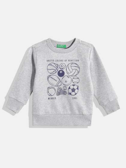 United Colors of
                    Benetton Boys Printed Sweatshirt