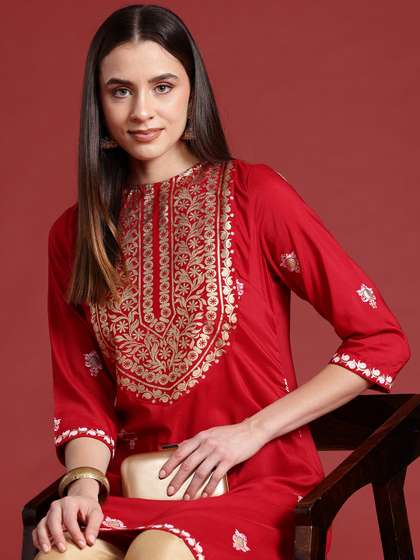 Anouk Ethnic Motifs Printed Kurta
