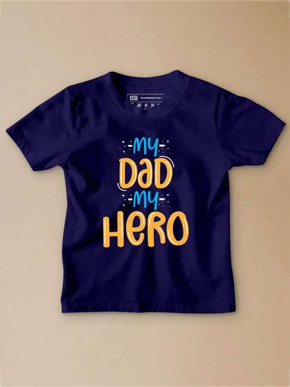 BE AWARA Kid Typography Printed Cotton T-Shirt
