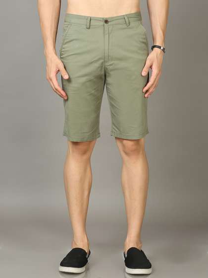 Bushirt Men Mid-Rise
                        Pure Cotton Shorts