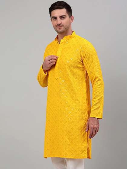 Jompers Chikankari Embroidered Kurta