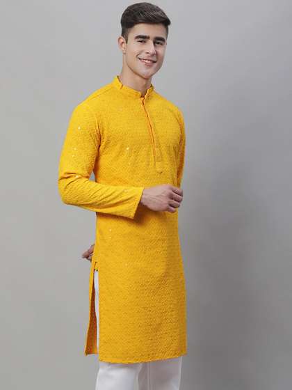 SOJANYA Embroidered Pure Cotton Kurta