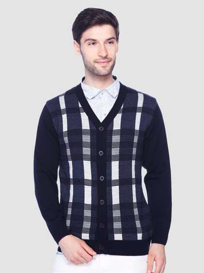aarbee Checked
                        V-Neck Pullover