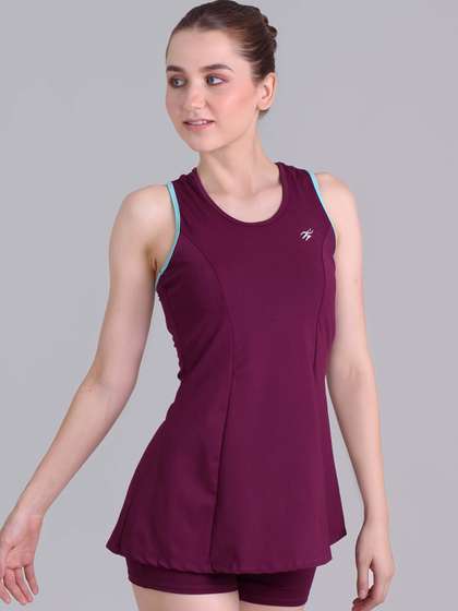 Keepfit Women
                        Sleeveless Swim Set With Padded Top and
                        Boyshorts