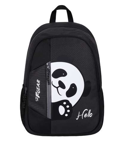 F Gear Unisex Kids Panda
                    Water Resistant Backpack