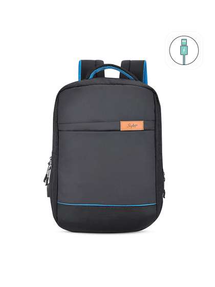 Skybags Unisex USB
                        Charging Port Padded Backpack