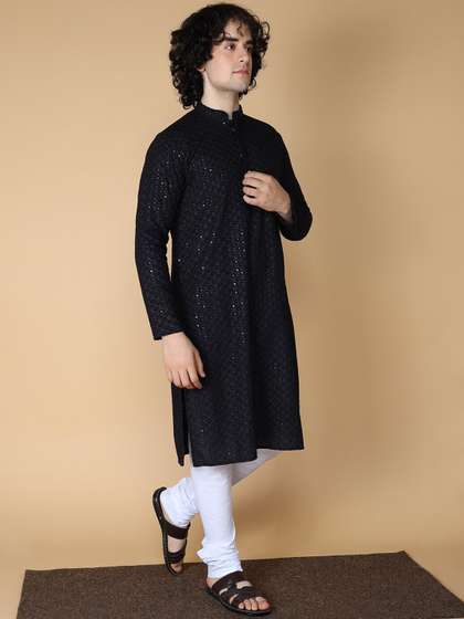 NAMASKAR Chikankari Pure Cotton Kurta
