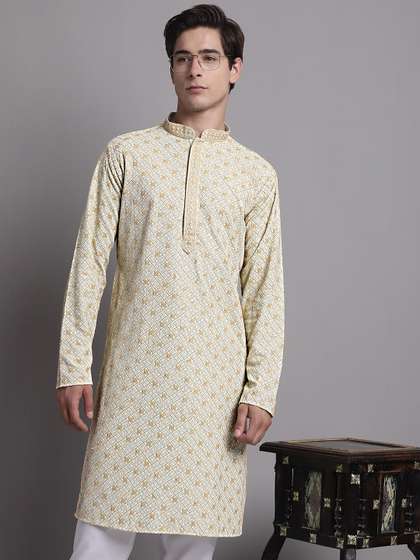 Jompers Embroidered Pure Cotton Kurta