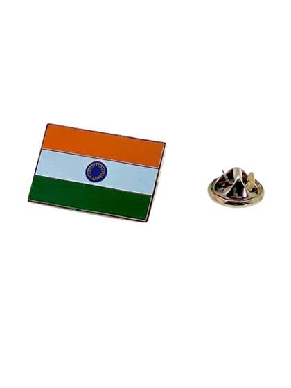 The Tie Hub Indian
                      Flag Design Lapel Pin Brooch