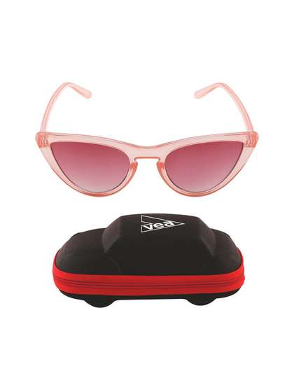 VEA Girls Pink Lens
                    & Pink Cateye Sunglasses with UV Protected Lens