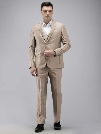 Park Avenue Notched
                        Lapel Single Breasted 3 Piece Party Suits