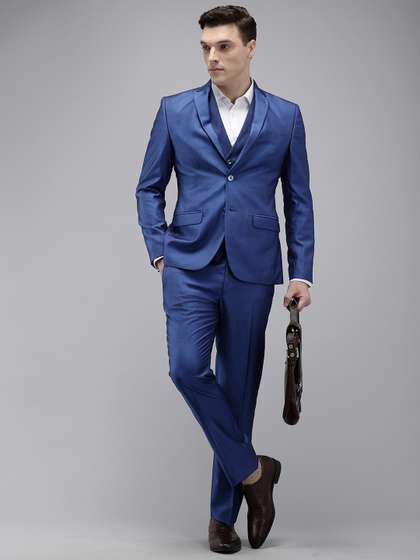 Park Avenue Super
                          Slim Fit Notched Lapel Collar 3 Piece Party
                          Suit