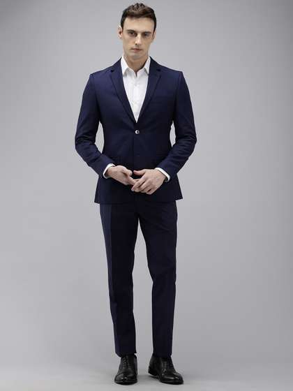 Park Avenue Self
                        Design Super Slim Fit Single Breasted 2 Piece
                        Party Suits