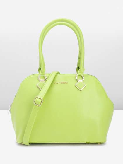 Caprese green solid handheld bag hot sale