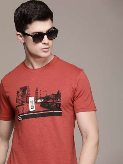 French Connection Printed Pure Cotton T-shirt