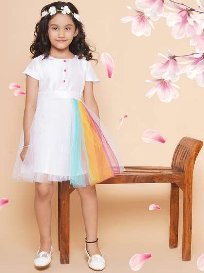 Modish Couture Round
                    Neck Fit & Flare Dress