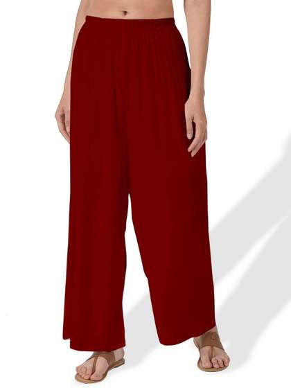 CHANDERKASH Wide Leg Palazzos