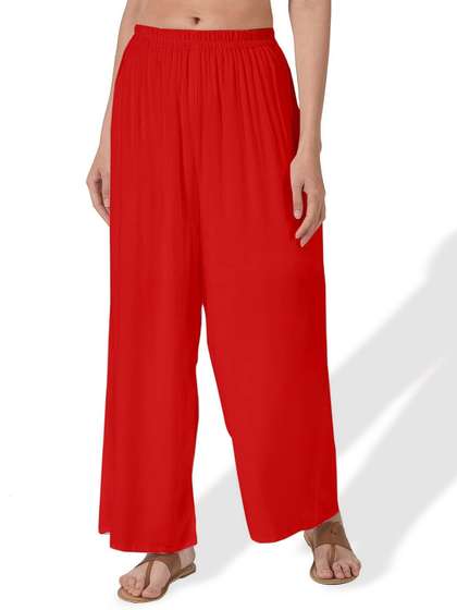CHANDERKASH Wide Leg Palazzos