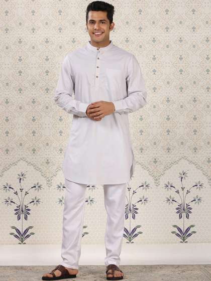 Ode by House of Pataudi Straight Pure Cotton Kurta