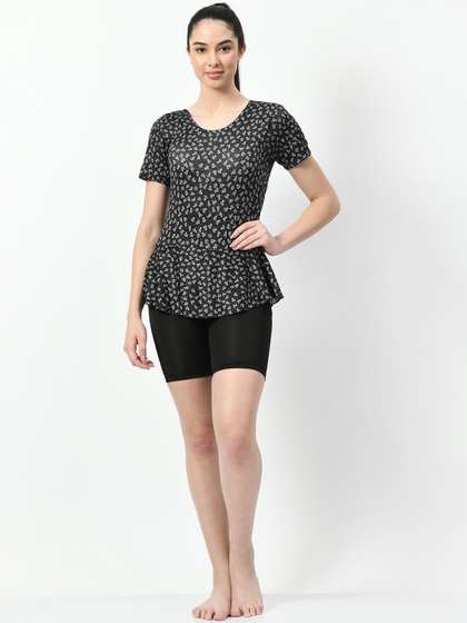 Lebami Floral
                        Printed Padded Swimming Dress