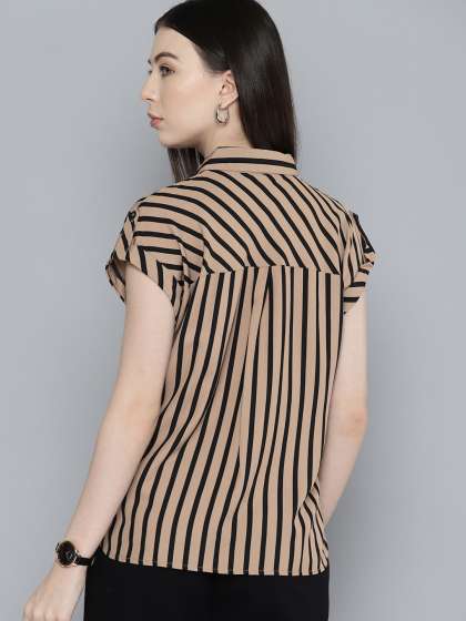 Chemistry Women Relaxed Opaque Striped Formal Shirt