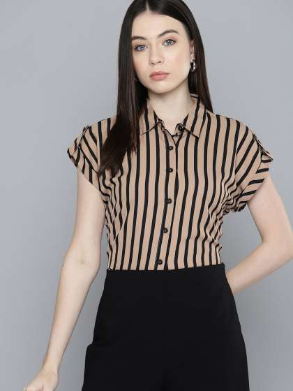 Chemistry Women Relaxed Opaque Striped Formal Shirt