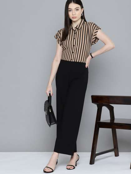 Chemistry Women Relaxed Opaque Striped Formal Shirt