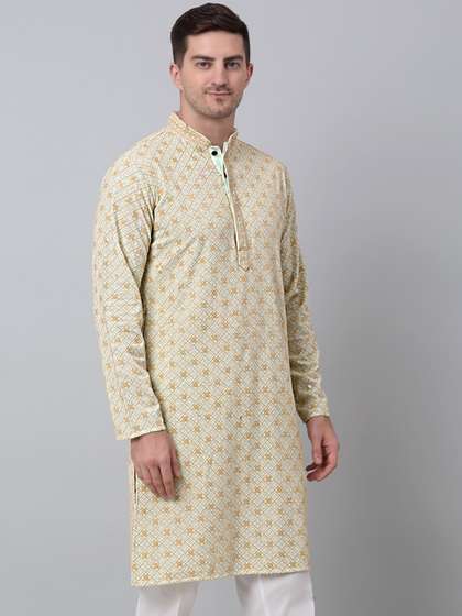 Jompers Embroidered Pure Cotton Kurta