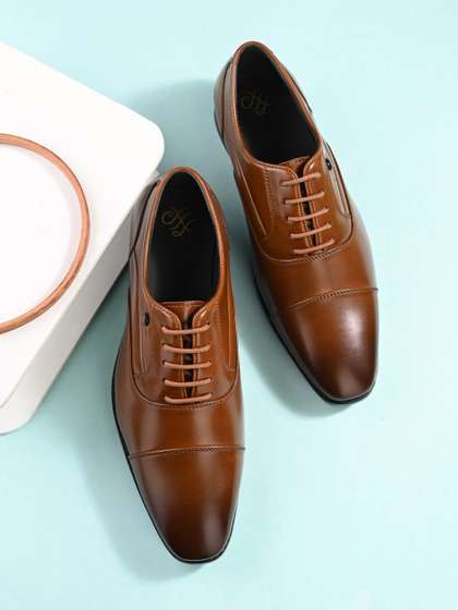 House of Pataudi
                          Men Lace-Up Formal Oxfords