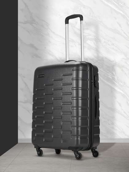 Aristocrat
                          Textured Water Resistant Hard-Sided Large
                          Trolley Suitcase Bag