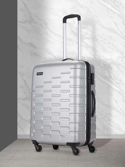Aristocrat FENCER
                      STROLLY Textured Water Resistant Hard-Sided Medium
                      Trolley Suitcase