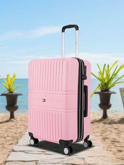 Tommy Hilfiger
                        Textured Hard Sided Medium Trolley Suitcase