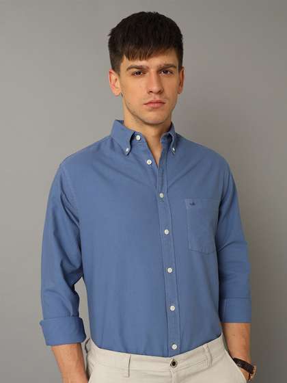 Aldeno Comfort Oxford
                      Weave Pure Cotton Casual Regular Fit Shirt