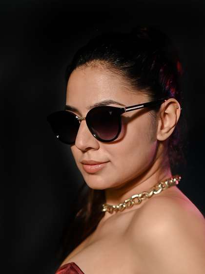 Voyage Women Lens
                          & Round Sunglasses With Polarised & UV
                          Protected Lens