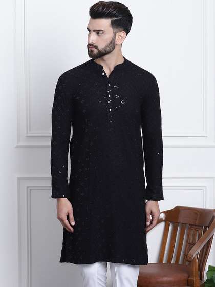 SOJANYA Embellished Pure Cotton Kurta