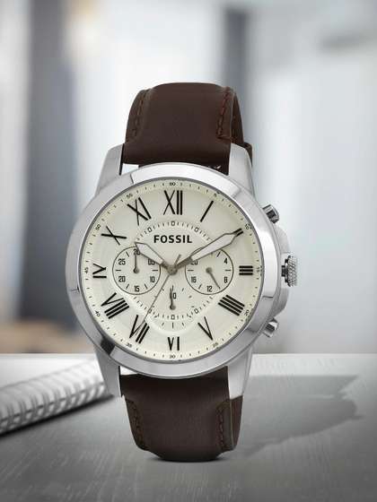 Fossil Men
                      Cream-Coloured Dial Watch FS4735