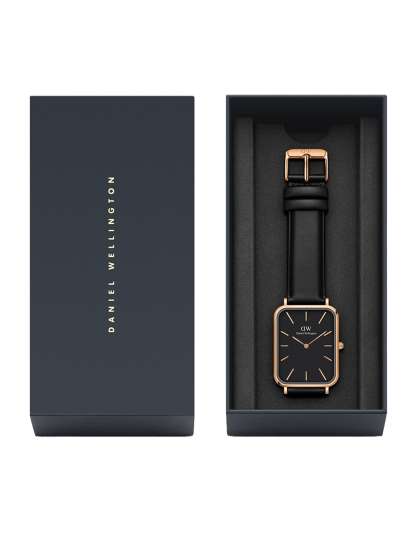 Daniel Wellington Women Quadro Pressed Dial Black 36 mm Analogue Watch DW00100449