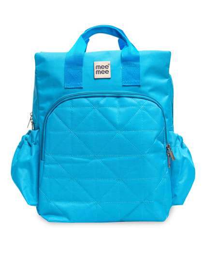 Mee Mee Light Blue Solid
                    Diaper Bag