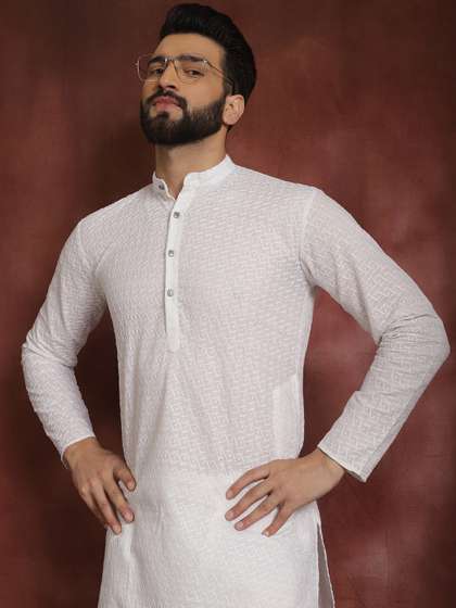 SOJANYA Ethnic Motif Cotton Kurta