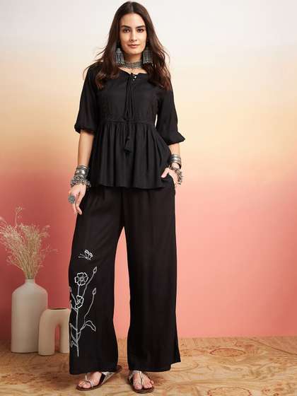 Sangria Top & Palazzo Co-Ords Set