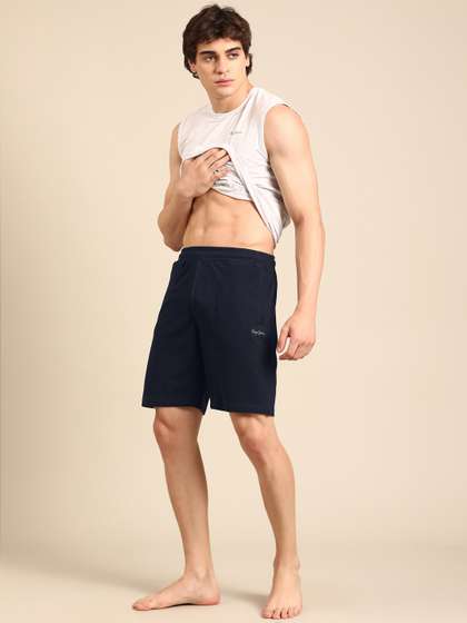 Pepe Jeans Men Mid
                        Rise Lounge Shorts