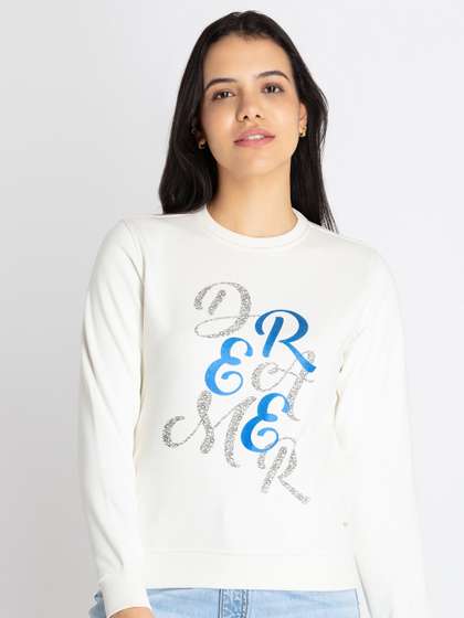 Status Quo
                        Typography Printed Sweatshirt