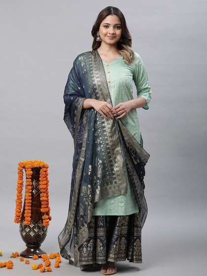 AURELIA Ethnic Motifs Printed Dupatta